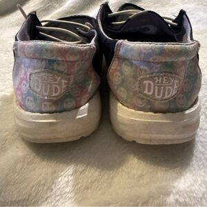 Hey Dude Kids' Colorful Smiley Sneakers (blemish on top)